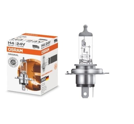 STANDART AMPUL- FAR AMPULÜ; 24V/H4 75/70W (64196) (DUY P43T) (OSRAM) (1/2)