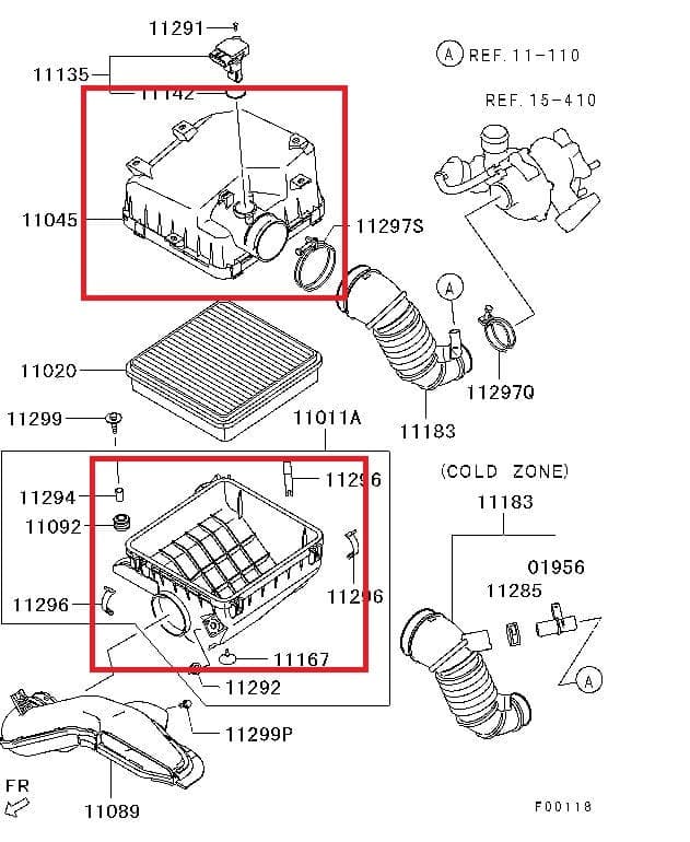 MITSUBISHI L200- PICK UP- 06/15; HAVA FİLTRE KUTUSU KOMPLE (CASP) thumbnail 4