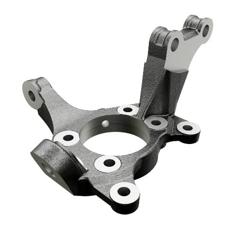 TOYOTA AURIS- 07/10; ÖN AKS TAŞIYICI SOL (ABS Lİ) (1/2)