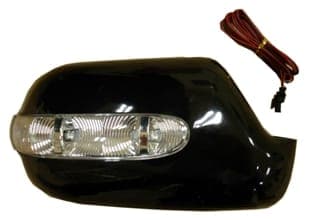 BMW 5 SERI- E39- 96/00; AYNA KAPAĞI SOL SİYAH SİNYALLİ (1/2)