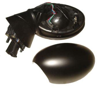 MINI COOPER- 02/07; KAPI AYNASI SOL ELEKTRİKLİ KATLAMASIZ 5PİNLİ SİYAH (POLYWAY) (1/2)