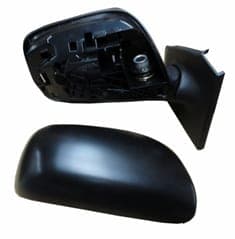 TOYOTA YARIS- 06/11; KAPI AYNASI SAĞ MANUEL SİYAH (DIŞTAN AYARLAMALI) (POLYWAY) (1/2)