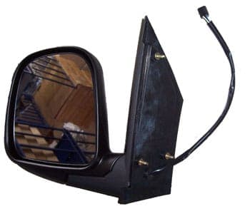 CHEVROLET EXPRESS- 06/07; KAPI AYNASI SOL ELEKTRİKLİ/ISITMALI 6FİŞLİ SİYAH (POLYWAY) (1/2)