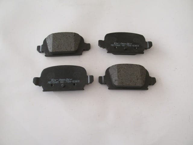 OPEL CORSA- C- 00/03; ARKA FREN BALATASI 1,4cc (DİSK)(95,5X43,9X13,8)(BRAMAX) thumbnail 2