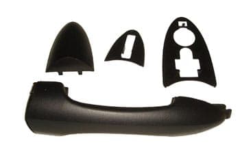 FORD FOCUS- SD/HB- 98/05; ARKA KAPI DIŞ AÇMA KOLU SAĞ/SOL AYNI (ADET) SİYAH (PÜTÜRLÜ TİP) (HUSHAN) (1/1)