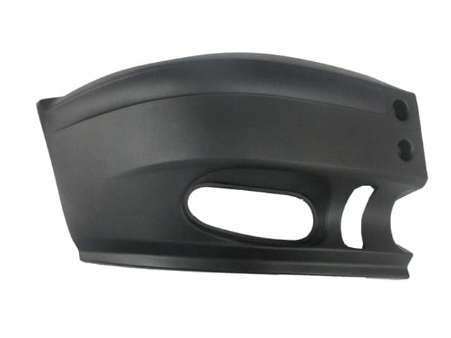 FORD TRANSIT- V184- 02/06; ÖN TAMPON UCU SAĞ SİYAH (SİS DELİKLİ) (EUROBUMP) (1/4)