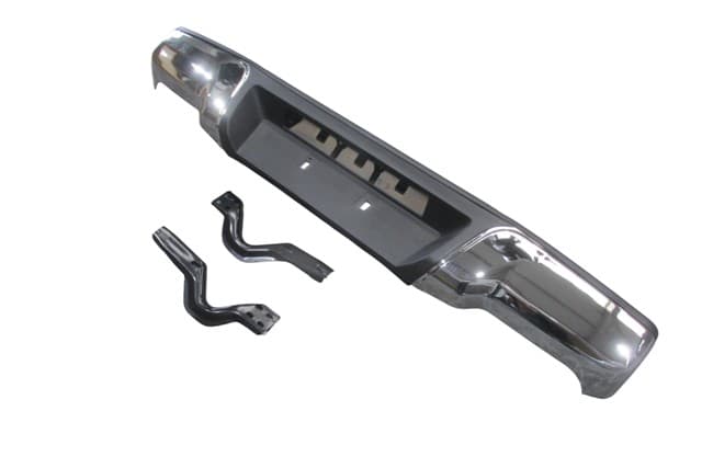 ISUZU D MAX- PICK UP- 17/19; ARKA TAMPON NİKELAJ KAPLAMALI (BAĞLANTI AYAKLARI İLE BİRLİKTE) (TW) thumbnail 2