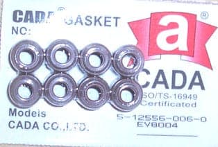 ISUZU NKR- ŞAMPİYON- 97/06; SUPAP LASTİĞİ SET 8 ADET (EV8004)(4JB1) (TEK TEKER) (CADA) (1/1)