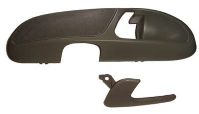 VOLKSWAGEN GOLF- 4- 98/04; ÖN KAPI İÇ AÇMA KOL ÇERÇEVESİ SAĞ (HOPARLÖR KAPAKLI) ELCEĞİ İLE GRİ thumbnail 3