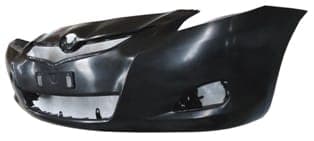 TOYOTA YARIS- 11/12; ÖN TAMPON SİYAH (SİS/PANJUR DELİKLİ (SEDAN) (1/2)