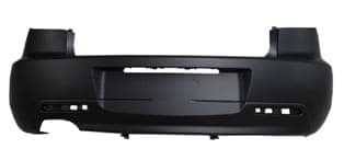 MAZDA 3- HB- 07/09; ARKA TAMPON SİYAH (PLAKA/REFLEKTÖR DELİKLİ) (1/3)